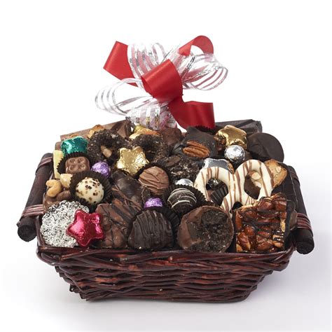 chocolate gift box metallic bubble cushion|Christmas Gift Baskets .